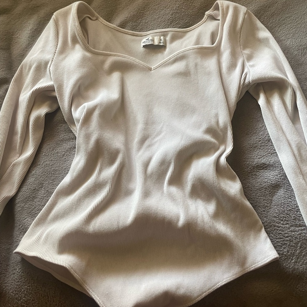 XL White Hollister Bodysuit